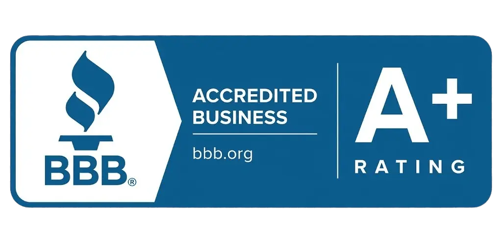 BBB Accredited Business A+ rating